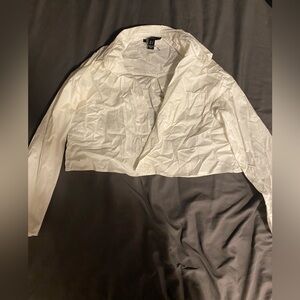 Cropped Long Sleeve Top